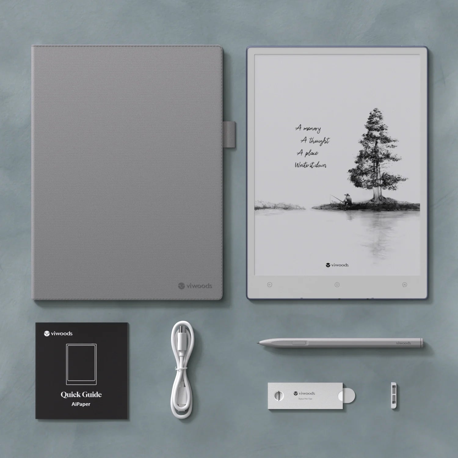 Viwoods AiPaper E Ink Tablet Package