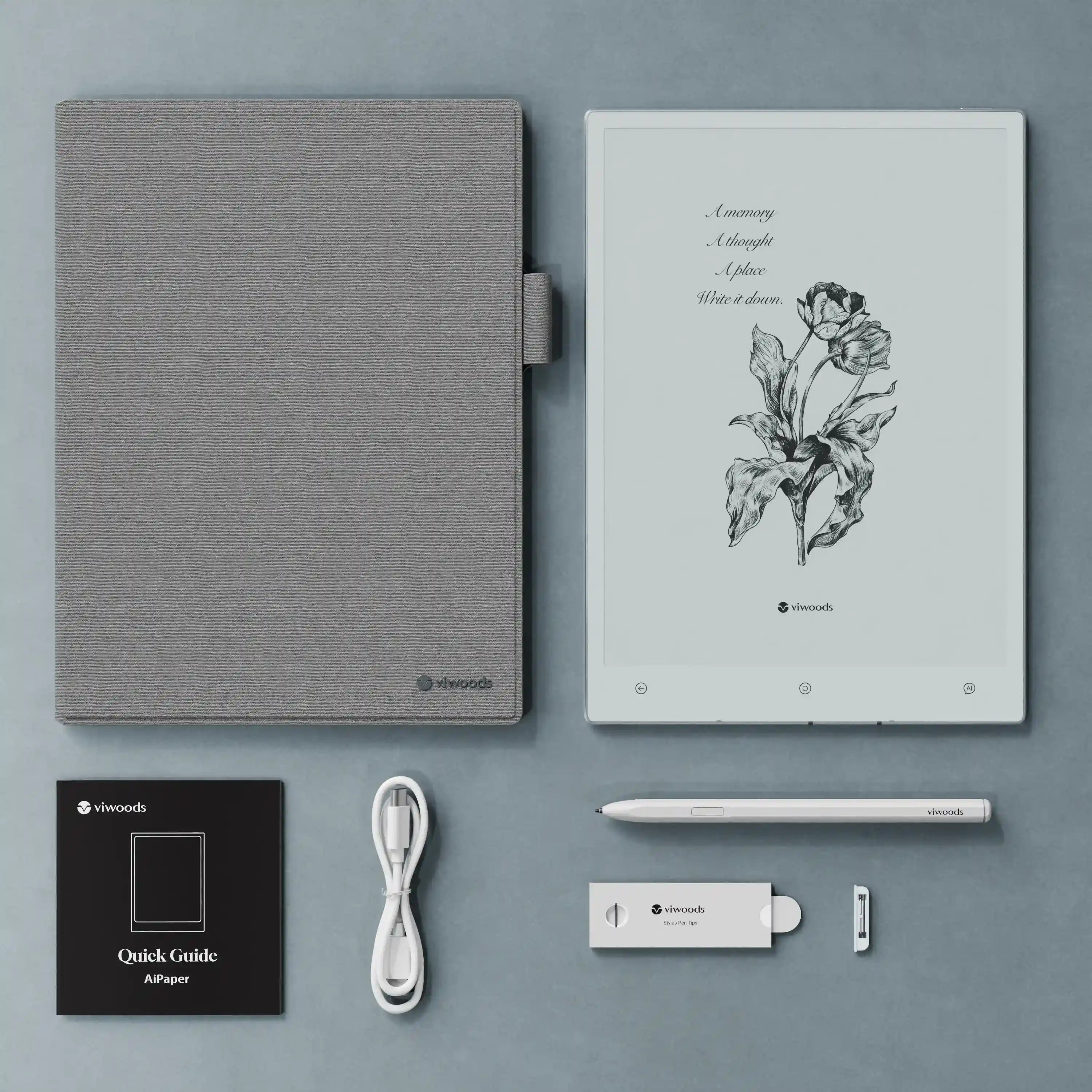 【 20% Off 】Viwoods AiPaper With W1 Stylus