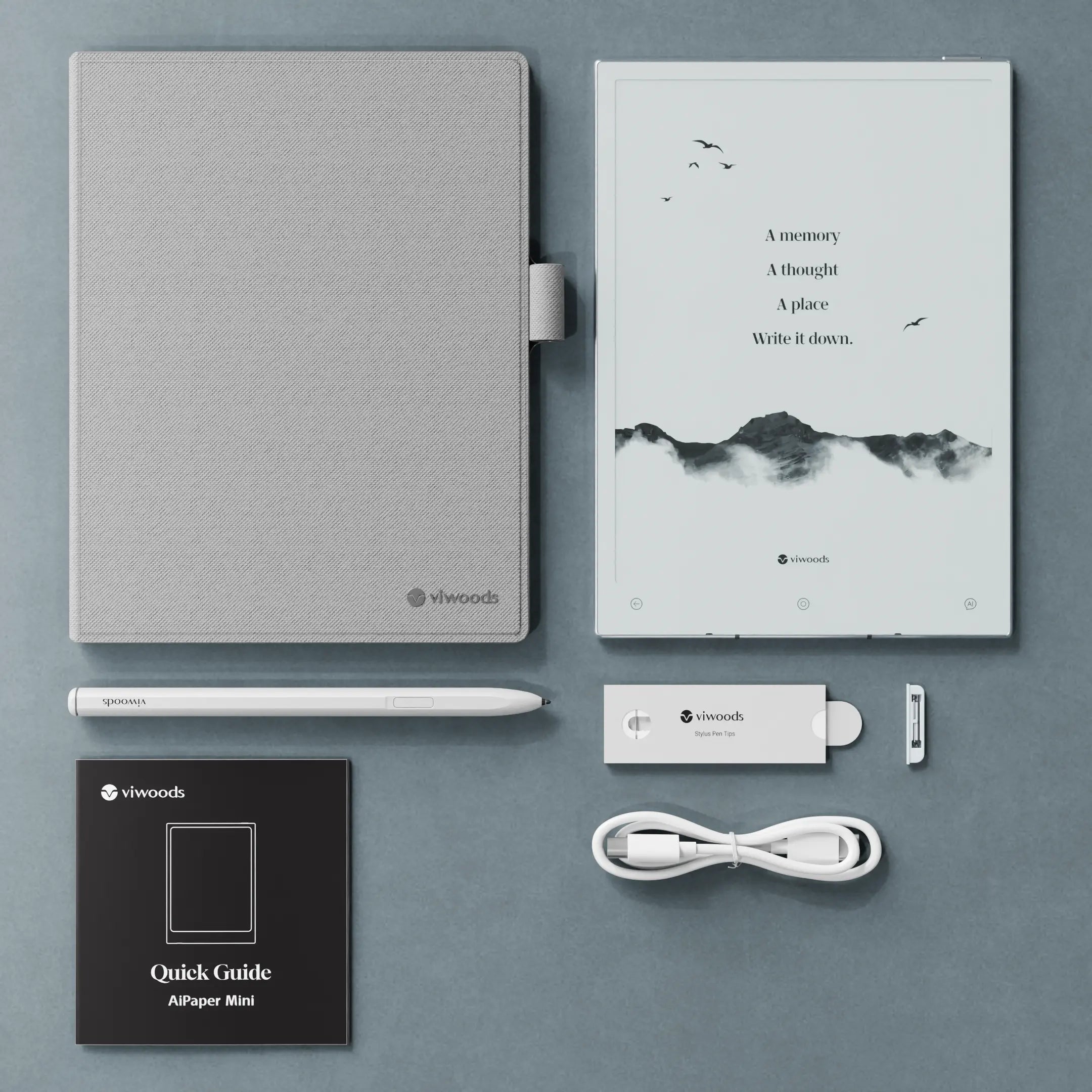 【 20% Off 】Viwoods AiPaper Mini With W1 Stylus